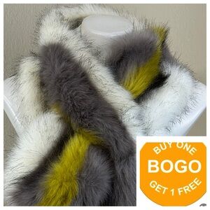 A New Day Multicolor Faux Fur Scarf